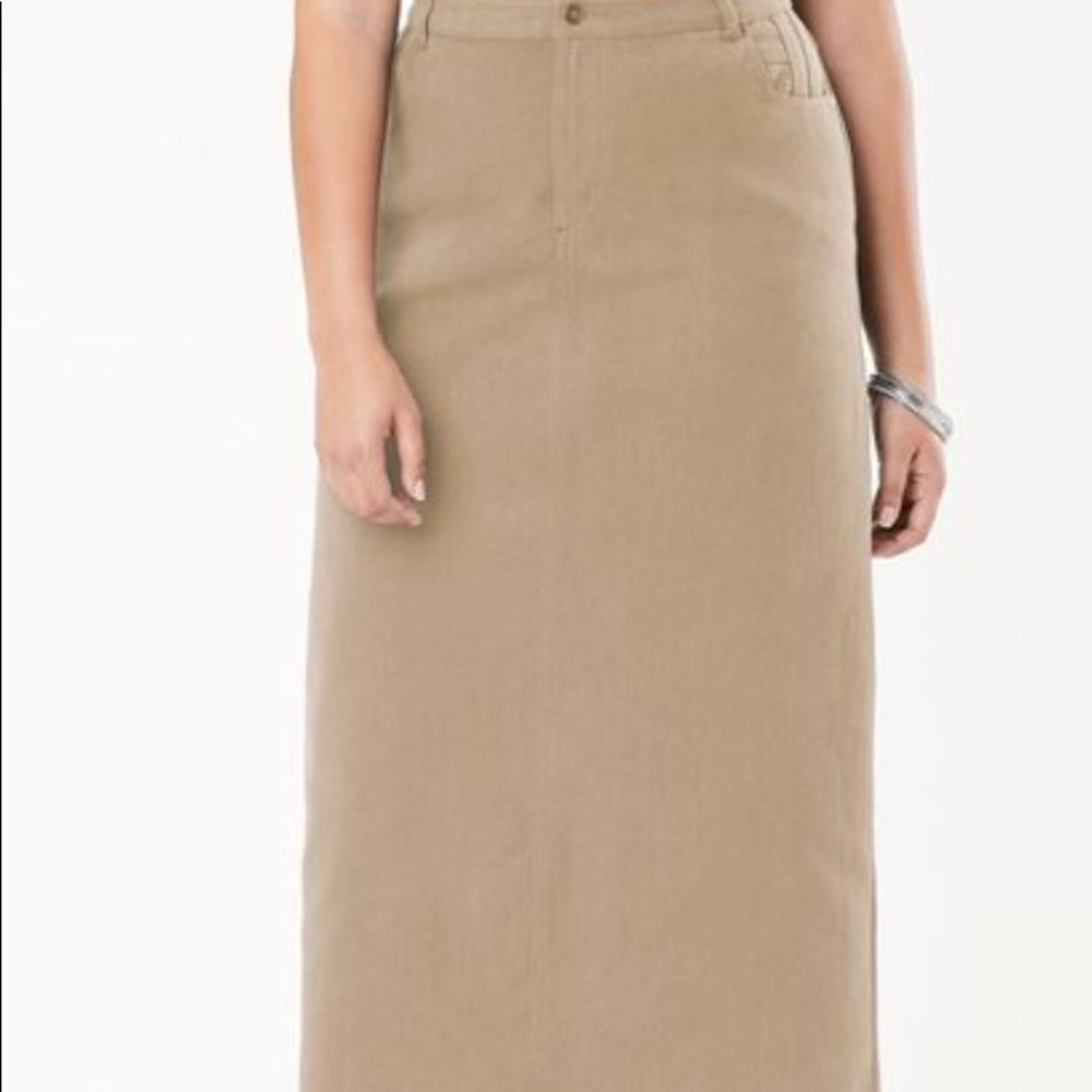 Jessica London Khaki Colored Denim Altd For Petite